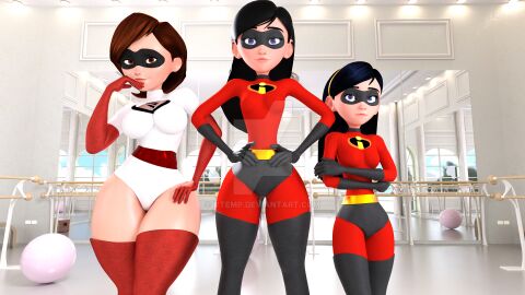 3d 3girls ass big_ass big_breasts big_thighs breasts bubble_ass bubble_butt bust busty chest curvaceous curvy curvy_figure dark_hair daughter disney elastigirl elastigirl_(original_supersuit) female female_only firm_ass helen_parr hero heroine hips hourglass_figure huge_ass huge_breasts huge_thighs large_ass large_breasts large_thighs legs light-skinned_female light_skin mature mature_female milf mother mother_and_daughter multiple_females multiple_girls older_female older_female_and_younger_female original_character pixar pixar_mom round_ass sisters slim_waist superhero superheroine the_incredibles thick thick_ass thick_hips thick_legs thick_thighs thighs twins violet_parr voluptuous voluptuous_female vtemp waist wide_ass wide_hips wide_thighs younger_female