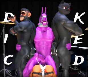 3d_(artwork) animal_genitalia animal_penis anthro ape ass ass_up aviator_glasses beard bodily_fluids camelid cum cum_in_ass cum_inside digital_media_(artwork) domestic_cat epic_games equine_genitalia equine_penis eyewear facial_hair felid feline felis fortnite genital_fluids genitals gesture glasses group hand_gesture haplorhine j.b._chimpanski llama lt._john_llama male male/male mammal meowscles_(fortnite) meowscles_(shadow) muscular muscular_male nude oscar_(fortnite) pantherine penis primate sky_chaser source_filmmaker_(artwork) text tiger