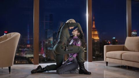 2girls 3d ai_assisted ai_generated animated dominant_female female hawkeye_(series) kate_bishop lesbian_couple lesbian_domination lesbian_sex marvel marvel_cinematic_universe marvel_comics tagme thunderbolts video yelena_belova yuri zafitna