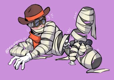 bandages cum cum_inside fedora gay glasses gloves hat invisible invisible_male invisible_penis male male_only monster monster_high mr._where penetration penis scarf see see-through spicyramen tagme