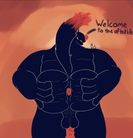 anthro ass ass_focus belly bent_over butt_focus canid canine chode death gay gay_anal gay_sex homosexual homosexual_male homosexual_sex humanoid male male/male male_only male_penetrated male_penetrating male_penetrating_male mammal memento redsinity solo solo_focus spread_ass spread_butt spreading yaoi