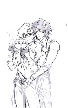 aventurine_(honkai:_star_rail) bishonen cocky dr._ratio_(honkai:_star_rail) gay honkai:_star_rail male male/male male_only skinny yaoi