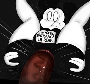 anthro anus ass black_background black_body black_fur clothing countershading female fur gloves handwear hi_res legwear lying mammal minnie_mouse mouse multicolored_body multicolored_fur murid murine on_back ota_(artist) raceplay rodent simple_background solo spread_anus spread_legs spreading thick_thighs thigh_highs two_tone_body two_tone_fur white_body white_clothing white_countershading white_fur white_gloves white_handwear white_legwear white_thigh_highs