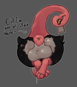 anus ass backsack balls ballsack big_ass big_butt bodily_fluids genital_fluids genitals hi_res humanoid_genitalia humanoid_penis lakeford_(overdoseaddict) male mammal murid murine nude overdoseaddict penis precum presenting presenting_anus presenting_balls presenting_hindquarters presenting_penis puffy_anus rat rodent simple_background solo step_bro_im_stuck! tail