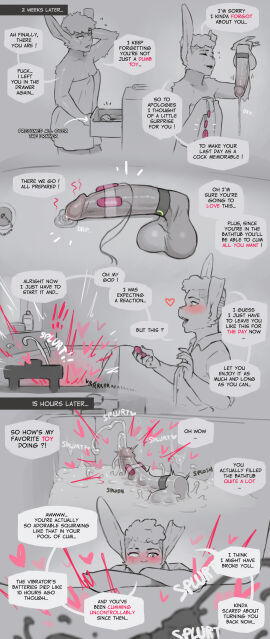 abandonment_play absurd_res anthro big_breasts bodily_fluids breasts broken_sex_toy cock_transformation cum cum_bath cum_drip cum_filling cum_in_mouth cum_inside cum_overflow cum_pool cum_string cumshot deepthroat digital_media_(artwork) dripping duo egg_vibrator ejaculation electronics endless_cum endless_orgasm english_text enhanced_orgasm fellatio female female/female forced_orgasm genital_fluids genitals hands-free hare hareley harlyve hi_res identity_death incest_(lore) intelligence_loss lagomorph leporid living_penis living_sex_toy long_orgasm male mammal mature_female mind_break my_favorite oral oral_penetration orgasm penetration penile penis penis_transformation phone rabbit sex sex_toy sibling_(lore) sister_(lore) sisters_(lore) sketch_page small_breasts solo starlyve symbol text trans_woman transfem transformation vibrator vibrator_on_penis