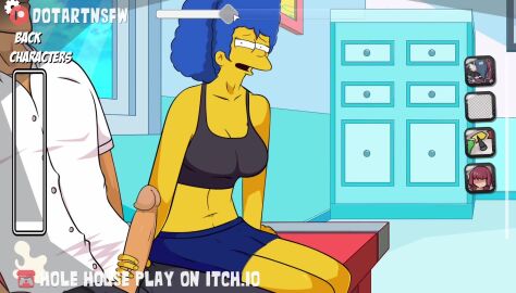 2d 2d_(artwork) 2d_animation animated blue_hair bra cum cum_on_body cum_shot cumshot dotartnsfw grey_body handjob hole_house marge_simpson milf moan moaning moaning_in_pleasure mp4 see-through see-through_clothing sex sitting sitting_on_desk skirt sound sound_effects tagme the_simpsons video videos