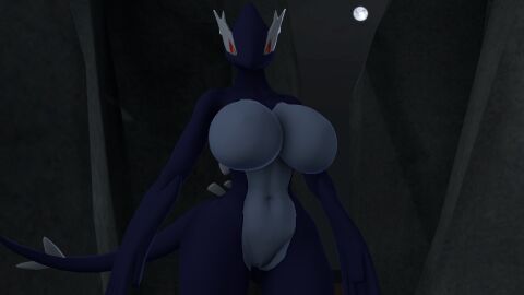 3d anthro dnrud12 lugia nintendo pokemon pokemon_(species) pokémon_(species) shadow_lugia