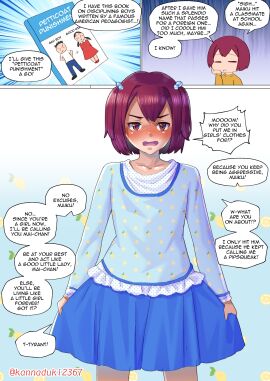 crossdressing feminization forced_feminization girly jugatsu-usagi kannaduki2367 lingerie male manga sissy trap
