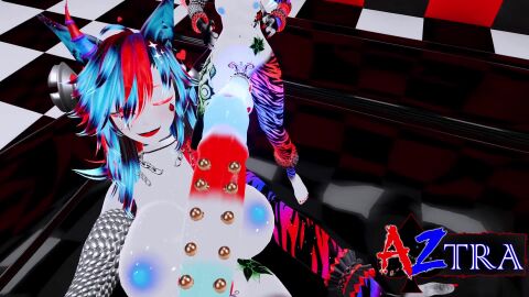 animated anime aztra big_breasts big_penis clown clown_girl dock docking futadom futanari giant giant_female giant_futa giant_penis huge_cock hyper_penis impossible_fit large_breasts large_penis larger_female lewdtuber massive_cock massive_penis size_difference sound tagme video vrchat vtuber