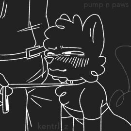 ambiguous_gender animated anthro arctic_fox belt blush bondage canid canine cheek_tuft clothed clothing collar duo erection facial_tuft fluffy fluffy_tail fox half_naked kentrl-z kentrlz leash leash_pull leashed_collar male male/male mammal neck_tuft partially_clothed pet_(disambiguation) petplay pnp pumpnpaws roleplay slim sniffing_clothes suit tail tail_motion tailwag true_fox tuft wag