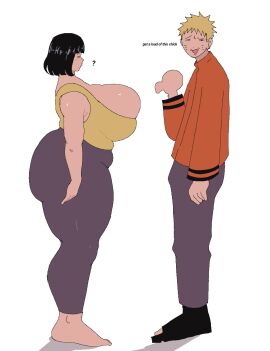 big_ass big_breasts black_hair blonde_hair boruto:_naruto_next_generations breasts canon_couple dialogue dudeman80085 female get_a_load_of_this_guy height_difference huge_ass huge_breasts hyuuga_hinata massive_breasts milf naruto naruto_(series) niche side_profile side_view tagme text uzumaki_naruto voluptuous voluptuous_female