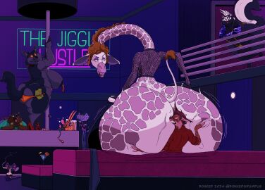 absurd_res agamid alcohol alex_(loobka) ambiguous_penetration arm_stockings ass background_character bear beverage big_ass big_butt black_body bonkedgrumpus bubble canid canine cigarette clothing collar drunk drunk_bubble duo everett_(garsupial) facial_piercing felid feline female fishnet_clothing frilled_lizard furniture giraffe giraffid grey_body group hand_on_ass hand_on_butt hi_res huge_ass huge_butt lapdance larger_female larger_male leggings legwear lizard long_neck lynx male male/female male/male mammal markings mephitid money money_in_underwear motion_lines neon_lights nose_piercing nose_ring on_lap one-piece_swimsuit penetration piercing pole raised_tail reptile ring_piercing scalie sitting_on_lap size_difference skunk sling_bikini snake sofa spots spotted_markings strip_club stripes stripper_pole struggling substance_intoxication swimwear tail tassels taunting thong underwear unknown_character unnamed_character