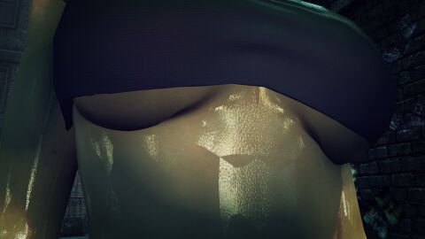 3d breasts denim_shorts edit female hitman hitman_absolution io-interactive necklace screenshot screenshot_edit strip_club stripper tara_mcgowan video_games wet wet_body wet_skin