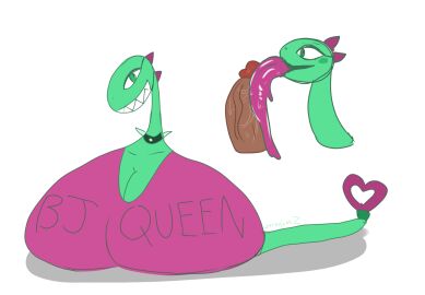 breasts busty_feral female feral huge_breasts oc snake tagme tongue what zeraniumz