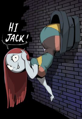 1girls breasts female female_focus female_only huge_breasts leaning_forward nightmare_before_christmas sally_(the_nightmare_before_christmas) shybred smile tagme the_nightmare_before_christmas tight_clothing tight_fit