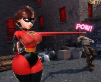 3d 3d_(artwork) blender_(software) elastigirl helen_parr large_ass large_breasts smitty34 tagme the_incredibles transparent_clothing voluptuous voluptuous_female wide_hips