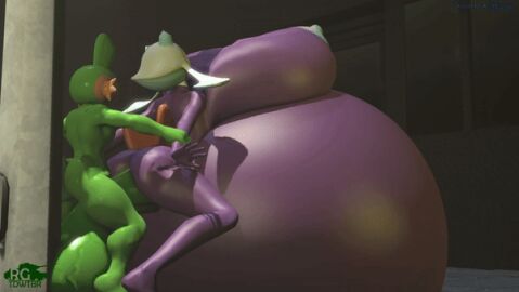 3d animated balls cumflated_belly cumflation female froslass hyper hyper_balls hyper_cumflation hyper_penis male male/female mudkip penis pokemon pokemon_(species) rgtdwtbr source_filmmaker
