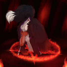 anatomically_correct anatomically_correct_genitalia anatomically_correct_penis animal_genitalia animal_penis anus ass ass_up backsack balls balls_tuft ballsack bernese_mountain_dog big_penis black_body black_fur bodily_fluids canid canine canine_genitalia canine_penis canis cheek_tuft cum cum_drip cumshot demonic detailed_background digital_drawing_(artwork) digital_media_(artwork) digitigrade dipstick_tail domestic_dog dorosheva-e dripping ejaculation elemental_manipulation erection faceless_character facial_tuft feral fire fire_manipulation fluffy fluffy_balls fluffy_tail forest fur genital_fluids genitals glistening glistening_genitalia glistening_penis hell hi_res knot magic magic_circle male male_only mammal markings molosser mountain_dog multicolored_body multicolored_fur multicolored_tail nature nature_background occult_symbol outside penis pentagram pink_anus plant portal precum precum_drip presenting presenting_anus presenting_balls presenting_hindquarters presenting_penis purple_body purple_fur quadruped raised_tail rear_view red_anus red_background red_knot red_penis ritual shaded sheath simple_background solo summoning summoning_circle swiss_mountain_dog symbol tail tail_anus tail_markings tree tuft two-tone_body two-tone_fur white_balls white_body white_fur white_sheath white_tail_tip