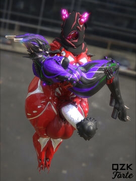 big_breasts big_penis breasts character_request cleavage female huge_breasts huge_cock male penis qzk_forte tagme thick_thighs valkyr_(warframe) warframe wide_hips wisp_(warframe)