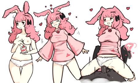 1girls :3 accessory animal_humanoid areola blush bodily_fluids bow_ribbon breasts cake closed_eyes clothed clothed_sex clothing clothing_aside cowgirl_position cross_section cum cum_in_pussy cum_in_uterus cum_inside dark_body dark_skin dessert duo duplicate endometrium erection fallopian_tubes female female_penetrated fimbria food from_front_position fur genital_fluids genitals hair hair_accessory hair_ribbon hairbow heart_symbol hi_res holding_food holding_fork holding_object human humanoid internal internal_vaginal jewelry labia labia_minora lagomorph lagomorph_humanoid legs_together leporid_humanoid light_body light_skin long_hair male male/female male_penetrating mammal mammal_humanoid multiple_images myometrium necklace nipples on_bottom on_top open_mouth original panties panties_aside penetration penis perimetrium pink_body pink_fur pink_hair pussy rabbit_ears rabbit_humanoid red_eyes repost reproductive_anatomy ribbons sex simple_background smile spread_legs strawberry_shortcake_(zako_sketch) thigh_gap topless underwear underwear_aside uterus vaginal_penetration white_background white_clothing white_panties white_underwear wide_hips zako zako_sketch