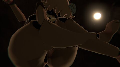 1futa 3d ass big_ass big_breasts big_penis breasts five_nights_at_freddy's fnaf fredina's_nightclub futa_only futanari golden_freddy_(fnaf) golden_fredina_(cally3d) intersex looking_at_viewer looking_down penis sloppydragons solo tagme type_0 vrchat