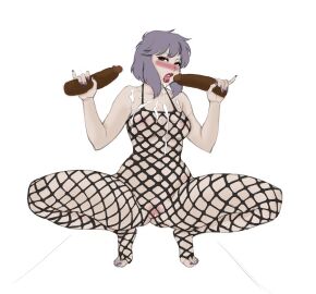 body_stocking breasts busty dark-skinned_male dark_skin edit female female_focus ghost_in_the_shell hourglass_figure interracial kusanagi_motoko legoman lovingit male penis tagme white_background wide_hips