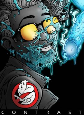 contrast_(artist) duo eyewear female ghost ghostbusters ghostbusters_(2016) glasses happy human humanoid jillian_holtzmann male male/female mammal masturbation smile spirit tagme teeth