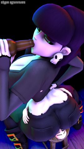 3d anonymous_male ass ass_bigger_than_head beer beer_bottle big_ass big_breasts breasts chair_activities drinking facesitting fat_ass female larger_female lindel_dollice_quilten looking_at_partner looking_down male sfm sitting sitting_on_face sitting_on_person size_difference smaller_male smothering smothering_ass source_filmmaker stool thick_ass used_as_an_object