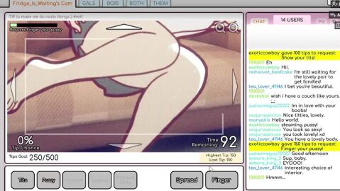 1female 1girls blouse bubble_butt catgirl chat_log close-up couch female female_focus female_masturbation female_only fingering fingering_pussy fingering_self functionally_nude functionally_nude_female indoors light-skinned_female light_skin mouse_(cursor) nicole's_risky_job nicole_watterson nicole_watterson_(anime) nicole_watterson_(human) nicoles_risky_job no_panties no_underwear pussy_close-up pussy_juice shorter_than_10_seconds skirt sound stream_chat streaming tagme thick_ass vaginal_penetration video