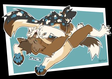 absurd_res anal anthro anus ass ass_grab big_penis black_body black_fur black_tail blue_body blue_fur blyfist brown_body brown_fur brown_hair brown_penis brown_tail butt_grab canid canine canis coffee_(thatscoffeefox) collie domestic_dog duo eyewear facesitting fellatio fox fur genitals glasses green_eyes hair hand_on_ass hand_on_butt herding_dog hi_res humanoid male male/male mammal oli_(collie_butt) oral passionate pastoral_dog paws penile penis penis_grab rimming sex sheepdog sitting_on_another tail white_body white_fur