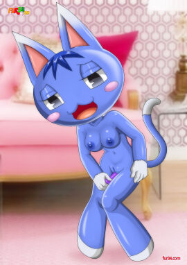 1girls :3d animal_crossing anthro bbmbbf breasts dildo dildo_in_pussy domestic_cat feline female female_only fur34 masturbation navel nintendo nipples nude open_mouth palcomix pussy rosie_(animal_crossing) sex_toy solo tongue vaginal_insertion