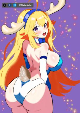 abalondelta ass bikini breasts deer female horns koshi_torako shikanoko_nokonoko_koshitantan