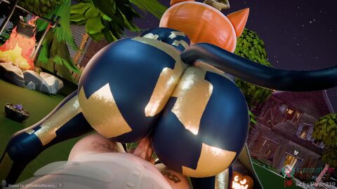 3d_(artwork) 3d_animation animated anthro ass babymoon big_butt biped bodily_fluids clothed clothing cum detailed_background digital_media_(artwork) domestic_cat duo epic_games felid feline felis female for_a_head fortnite fully_inside_grinding genital_fluids genitals grinding hi_res huge_filesize human human_on_anthro interspecies long_playtime looking_back male male/female mammal object_head on_bottom on_top opennsfwsp_(va) outside penetration penile penile_penetration penis pumpkin_head rear_view reverse_cowgirl_position sex sound spice_(fortnite) tagme tail tail_grab thebredfactory_(va) thick_thighs three-quarter_view topwear twilightv0ids_(modeler) video