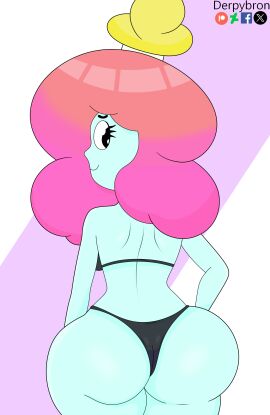 ass ass_focus beach beach_towel big_ass bikini bikini_aside bikini_bottom bikini_top bodysuit cartoon cartoon_character cartoon_network derpybron fanart female rachel_wilson sexy sexy_ass sexy_body sexy_pose sfw swimming_pool swimsuit the_amazing_world_of_gumball