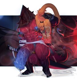 2boys abs absurd_res anthro anus areola ass balls bandage bara big_balls big_dom_small_sub big_muscles big_pecs big_penis blue_penis bodily_fluids claws clothed clothing cum cum_drip cum_everywhere cum_in_ass cum_inside cum_on_ass cum_on_balls cum_on_body cum_on_butt cum_on_penis cum_on_self cydonia_xia dominant dripping duo erection excessive_cum excessive_genital_fluids gaping gaping_anus genital_fluids genital_piercing genitals hi_res huge_balls huge_cock huge_muscles huge_pecs huge_thighs hyper hyper_genitalia hyper_penis larger_male male male/male male_only masculine_male melee_weapon messy multiple_boys multiple_males muscles muscular muscular_anthro muscular_arms muscular_legs muscular_male muscular_thighs nipple_piercing nipples nude partially_clothed pecs penis penis_piercing piercing prince_albert_piercing pyramid_head red_body silent_hill silent_hill_2 size_difference smaller_male stretched_anus sword thick_penis thick_thighs vein veiny_balls veiny_muscles veiny_penis weapon xia_(cydonia_xia) yaoi