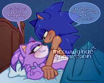 1boy 1girls bed before_sex big_breasts blaze_the_cat blush breasts female flirting heart imminent_sex looking_at_another looking_at_partner male meowwabae naked nude nude_female nude_male seductive_smile sega sonic_(series) sonic_the_hedgehog sonic_the_hedgehog_(series)