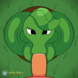 animated ass big_ass big_butt blowjob blowjob_face huge_ass huge_butt jafter peashooter_(pvz) plants_vs_zombies pvz sucked tagme