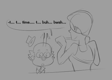 1boy 1girls billy_buckaroo breasts doctor_who female harmfulplant line_art male mr_ring-a-ding real_person self_insert