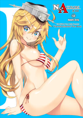 1girls arm_support bare_armpits bare_arms bare_ass bare_back bare_belly bare_butt bare_calves bare_chest bare_hands bare_hips bare_knees bare_legs bare_midriff bare_navel bare_shoulders bare_skin bare_thighs bare_torso belly blonde-haired_female blonde_female blonde_hair blue-eyed_female blue_background blue_eyes blush blushing_female breasts cap cleavage dot_nose elbows eyebrows_visible_through_hair female female_focus female_only fingernails fingers hair_between_eyes half_naked hand_on_floor hand_on_ground hat head_tilt high_resolution highres inuzumi_masaki iowa_(kantai_collection) kantai_collection knee_up knees large_breasts leg_up legs light-skinned_female light_skin long_hair looking_at_viewer naked naked_female nipple_bulge nude nude_female rock_n_roll_sign shiny_breasts shiny_hair shiny_legs shiny_shoulders shiny_skin shiny_thighs shoulders sideboob simple_background sitting sitting_on_ass sitting_on_floor sitting_on_ground slender_body slender_waist slim_female slim_waist smile smiling smiling_at_viewer solo thick_thighs thighs thin_waist tilted_head underboob upper_body