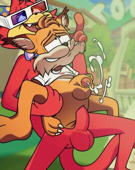 anal anal_orgasm anal_sex animated anthro anthro_on_anthro anthro_penetrated anthro_penetrating anthro_penetrating_anthro anus ass balls barefoot bobcat bodily_fluids bottomless brown_body brown_fur bubsy bubsy_(series) clothed clothing cum cum_while_penetrated cumshot duo ejaculation erection feet felid feline foreskin fur gaping gaping_anus genital_fluids genitals hairlessboyblunder hands-free hi_res looking_pleasured lynx male male/male male_penetrated male_penetrating male_penetrating_male mammal multicolored_body multicolored_fur open_mouth open_smile orgasm penetration penile penile_penetration penis penis_in_ass red_body red_fur sex smile soles tan_body tan_fur toontown_online two-tone_body two-tone_fur uncircumcised wacky_laffenbutter_(toontown) yellow_body yellow_fur