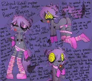 2024 all_fours anthro belt blacklight bodily_fluids boots bridge_piercing canid canine canis clothing collar digital_drawing_(artwork) digital_media_(artwork) drooling drugs english_text eyeliner eyeshadow facial_piercing female footwear fur gloves handwear hi_res lilstarlite lip_piercing makeup mammal nose_piercing pacifier pacifier_necklace pasties piercing poppers princess_(lilstarlite) rave saliva simple_background snakebite_piercing sniffing solo spiral_eyes tail text underwear wolf yellow_eyes