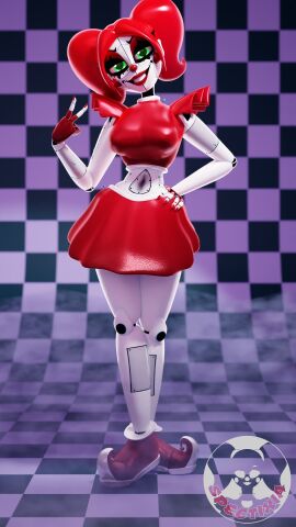 1girls 3d 3d_(artwork) animatronic artist_logo artist_name athletic athletic_female baby_(fnafsl) bare_arms bare_legs bare_shoulders bare_thighs big_breasts breasts busty cheek_markings chest circus_baby circus_baby_(fnaf) cleavage clenched_teeth clothed clothed_female clothes clothing clown clown_girl clown_makeup clown_nose colored_nails crop_top curvaceous curvy curvy_female curvy_figure digital_media_(artwork) exposed_shoulders eyebrows eyelashes eyeshadow facing_viewer female female_only fingerless_gloves fit fit_female five_nights_at_freddy's five_nights_at_freddy's:_sister_location fnaf footwear freckles freckles_on_face front_view full_body ginger glistening glistening_body glistening_breasts glistening_clothing glistening_hair glistening_skin gloves green_eyes grin grinning grinning_at_viewer half-closed_eyes hand_on_hip handwear heart-shaped_pupils hi_res hips hourglass_figure huge_breasts humanoid joints legs_together light-skinned_female light_skin lips lipstick looking_at_viewer makeup mascara nail_polish narrowed_eyes naughty_face naughty_smile navel no_humans pale-skinned_female pale_skin peace_sign pose posing pseudo_hair red_cheeks red_clothing red_eyeshadow red_footwear red_gloves red_hair red_lips red_lipstick red_nails red_nose red_shirt red_shoes red_skirt revealing_clothes robot robot_girl robot_humanoid robot_joints rosy_cheeks shiny_breasts shiny_clothes shiny_hair shiny_skin shirt shoes shoulder_pads sister_location skimpy skimpy_clothes skirt slim_waist smile smiling_at_viewer smooth_skin solo solo_female spectixia standing teeth teeth_showing thick_thighs thighs tied_hair tight_clothing tight_fit tight_shirt twintails v_sign voluptuous voluptuous_female watermark white_body white_skin wide_hips