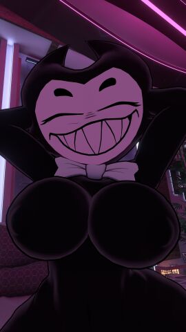 1girls 3d a1animatronic bendy bendy_and_the_ink_machine breasts darling_(cally3d) female nude nude_female rule_63 south_shaed_(dreams_come_true_studio) vrchat