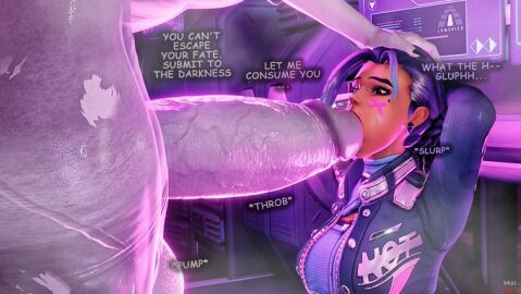 1futa 1girls 3d antifragile_slay_star blizzard_entertainment dark-skinned_female dark_skin dialogue erection fellatio female futa_on_female futanari grey_skin huge_cock intersex le_sserafim muunsfw oral oral_sex overwatch overwatch_2 pale-skinned_futa pale_skin penis sombra text the_ring yamamura_sadako