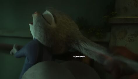 ass big_butt bunny_ears bunny_girl butt_expansion disembodied_hand duo ear_pull eyes_closed female furry huge_ass judy_hopps open_mouth otakusedits rabbit solo_focus zootopia zootopia_2