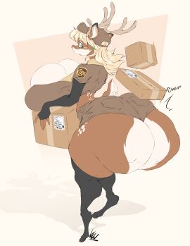 ass big_ass big_breasts breasts bubble_ass bubble_butt cleavage dullvivid female furry huge_ass huge_breasts hyper_ass tagme thick_thighs wide_hips