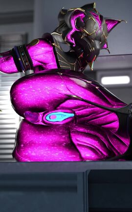 3d anal anal_beads anal_sex animated juneaujumbles purple_skin sound tagme toys valkyr_(warframe) video warframe