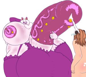 absurd_res ambiguous_gender ambiguous_prey animal_humanoid anthro antlers ass balls big_balls big_breasts big_penis bodily_fluids body_outline breasts brown_hair canid canine canis clothed clothing cock_vore cum cum_drip deer deer_humanoid desbjust domestic_dog dripping duo ear_piercing eyewear fur futanari genital_fluids genital_piercing genitals glasses hair hand_on_penis hi_res horn huge_balls huge_breasts huge_cock humanoid husky hyper hyper_balls hyper_breasts hyper_genitalia hyper_penis intersex leaking_penis male mammal mammal_humanoid nipple_piercing nipples nordic_sled_dog nude penile penis penis_piercing piercing purple_clothing rika_(desbjust) size_difference skimpy spitz thick_thighs ursa_(darkdiviner16) vein veiny_penis vore white_body white_fur