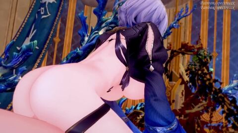 1boy 1girls animated balls big_breasts big_penis censored cum cum_in_pussy cum_inside ejaculation fat_ass from_behind galbrena_(wuthering_waves) gloves holding horny_female koikatsu kurogames male_rover_(wuthering_waves) muscular no_sound pleasure_face rover_(wuthering_waves) sex shorter_than_one_minute spectre straight tagme thick_thighs vaginal_penetration vaginal_sex veiny_penis video wuthering_waves