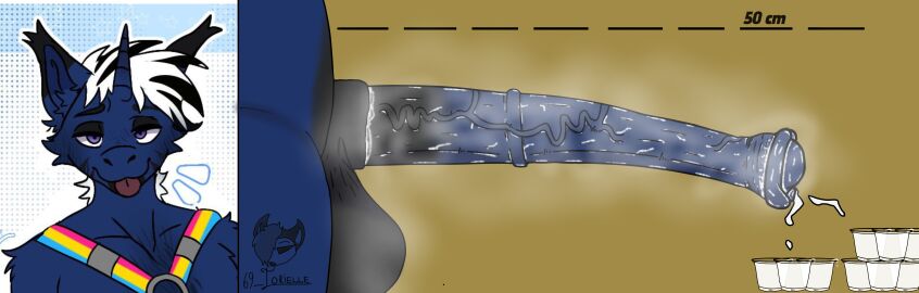 absurd_res animal_genitalia animal_penis anthro balls big_balls big_penis bodily_fluids comparing cum cum_in_a_cup cum_in_container digital_media_(artwork) ejaculation equid equine equine_genitalia equine_penis erection flared_penis fur genital_fluids genitals hair hi_res horse huge_balls huge_cock male mammal measuring measuring_penis musk musk_cloud musky_balls musky_penis nude penis pony shabaco side_view signature simple_background smegma smegma_in_sheath smegma_on_penis smelly solo torielle69 unwashed vein veiny_penis